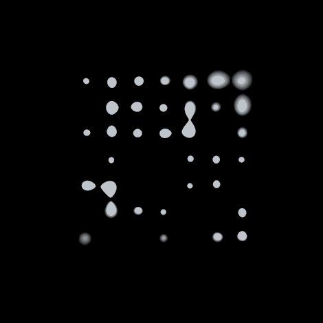 Abstract AI stack visualization with glowing nodes