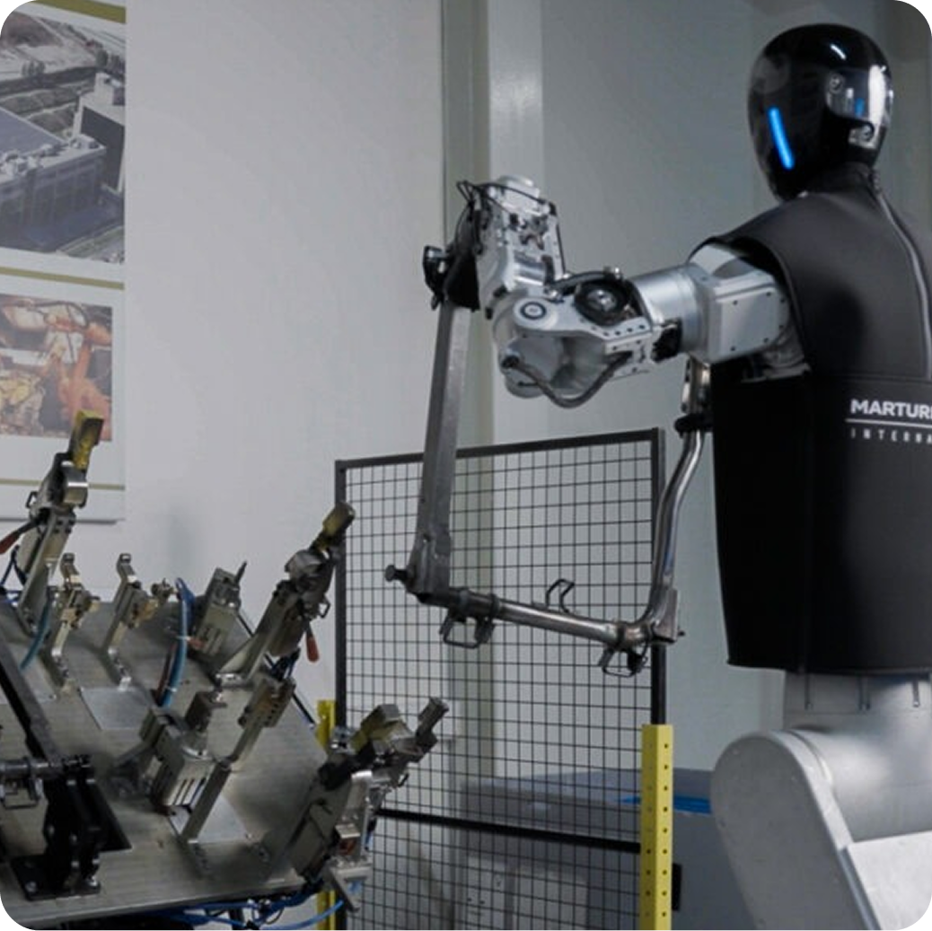 Humanoid robot autonomously picking warehouse totes